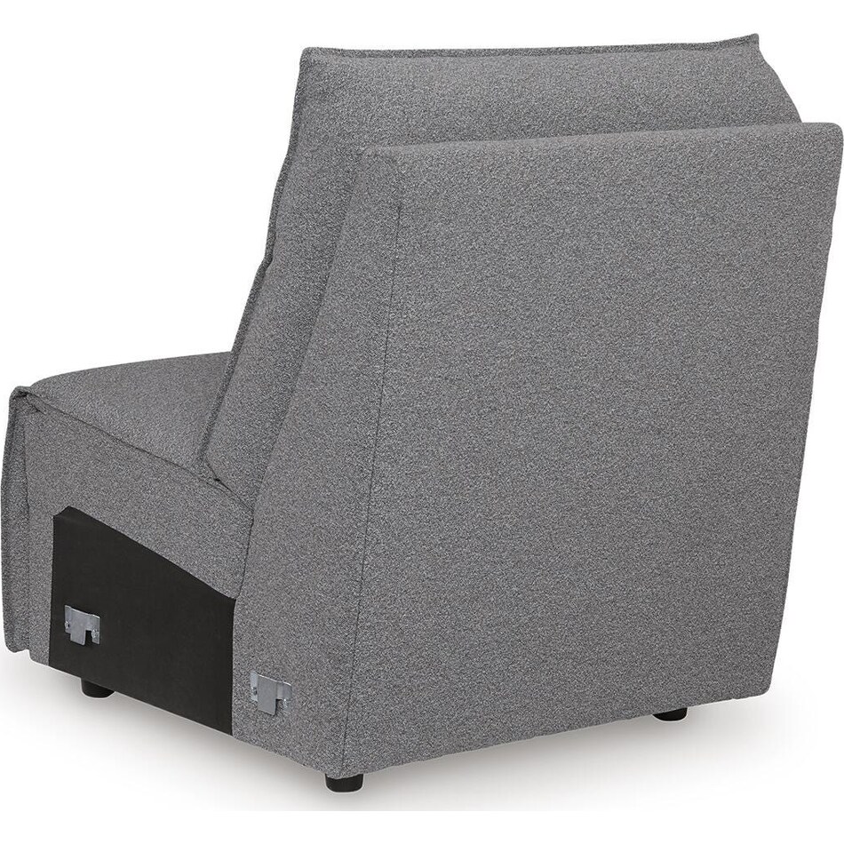 modmax salt and pepper armless chair   