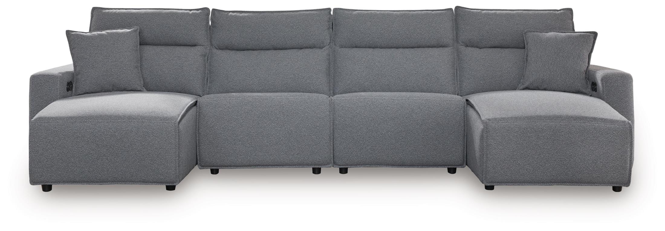 Modmax Motion MODMAX II MOTION 4-PC POWER RECLINING SECTIONAL WITH CHAISE | Morris
