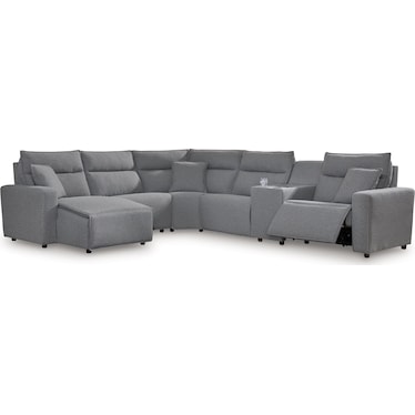 MODMAX II MOTION 6-PC POWER RECLINING SECTIONAL WITH CHAISE