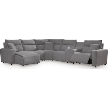 MODMAX II MOTION 6-PC POWER RECLINING SECTIONAL WITH CHAISE