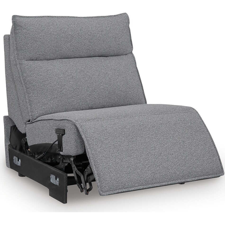modmax salt and pepper pwr armless recl   