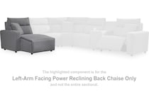 modmax salt and pepper pwr laf recl chaise   