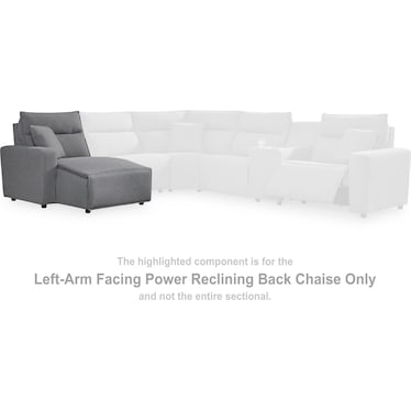 MODMAX II MOTION LEFT ARM FACING POWER RECLINING BACK CHAISE
