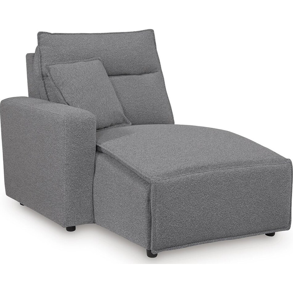 modmax salt and pepper pwr laf recl chaise   