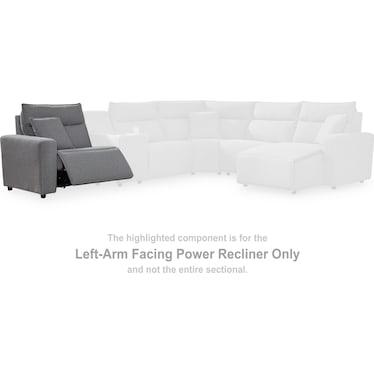 MODMAX II MOTION LEFT ARM FACING POWER RECLINER
