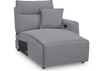 modmax salt and pepper pwr raf recl chaise   