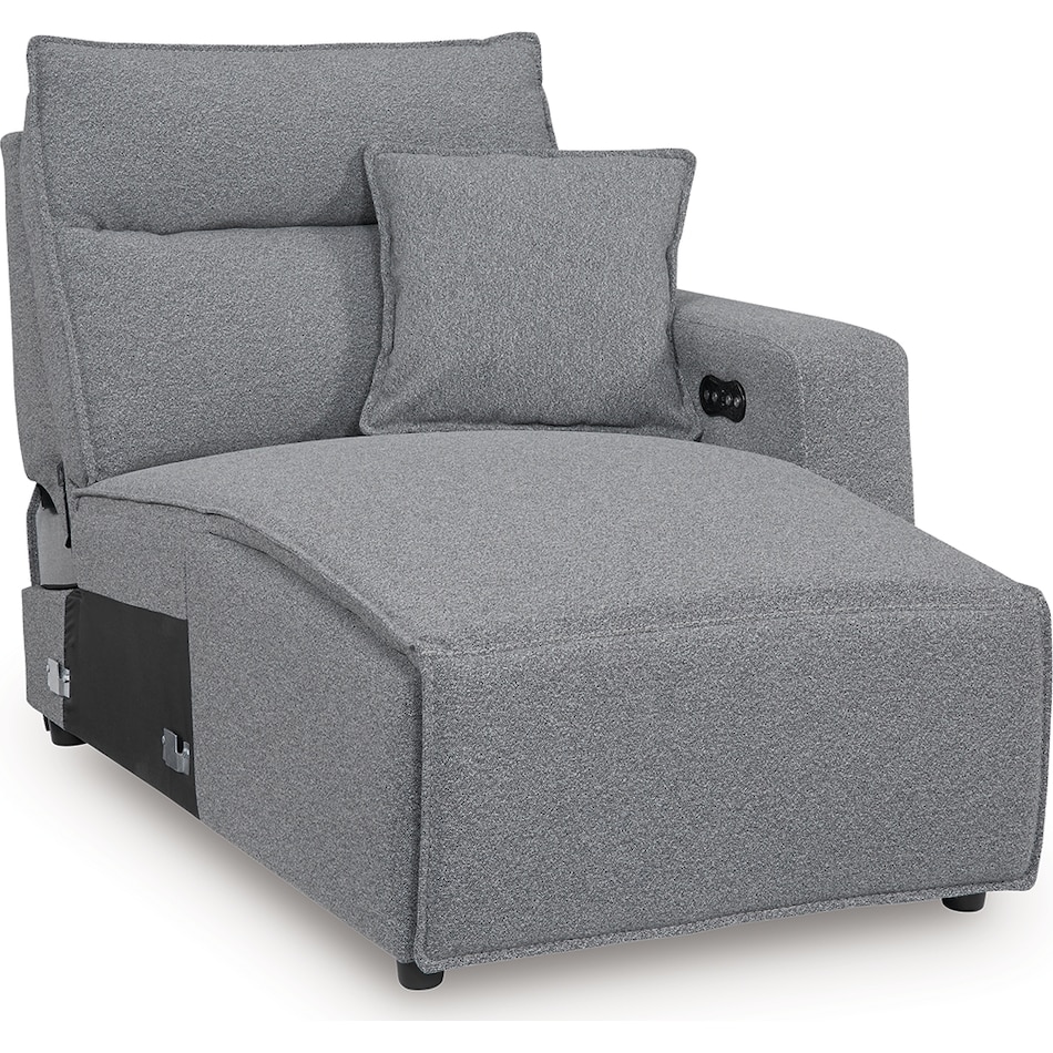 modmax salt and pepper pwr raf recl chaise   