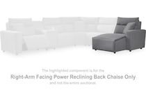 modmax salt and pepper pwr raf recl chaise   