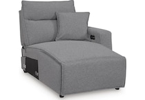 modmax salt and pepper pwr raf recl chaise   
