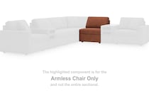 modmax spice armless chair   