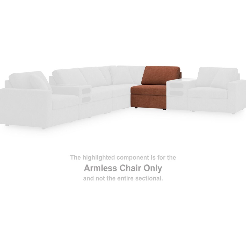 modmax spice armless chair   