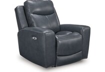 momentum admiral power leather recliner   