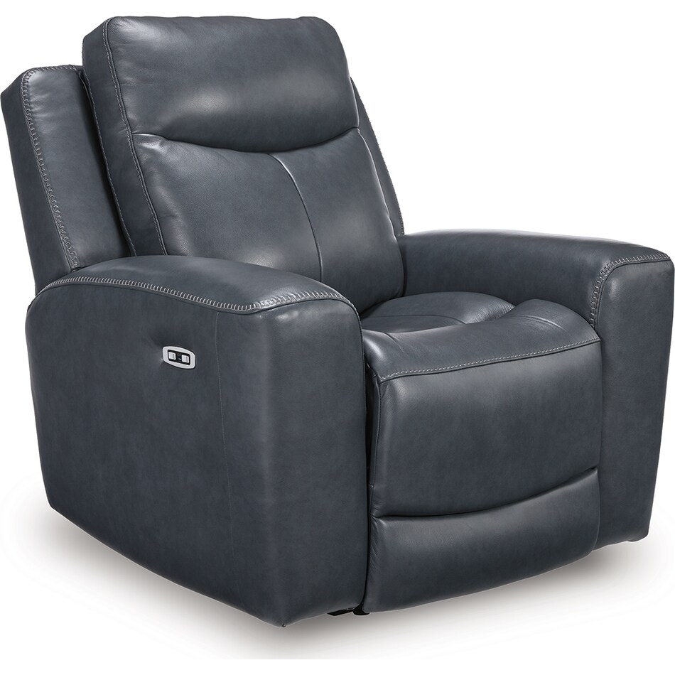 momentum admiral power leather recliner   