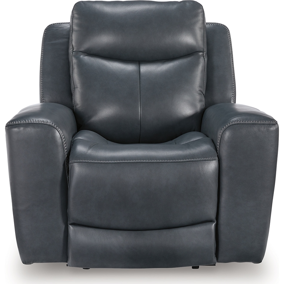 momentum admiral power leather recliner   