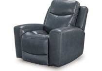 momentum admiral power leather recliner   