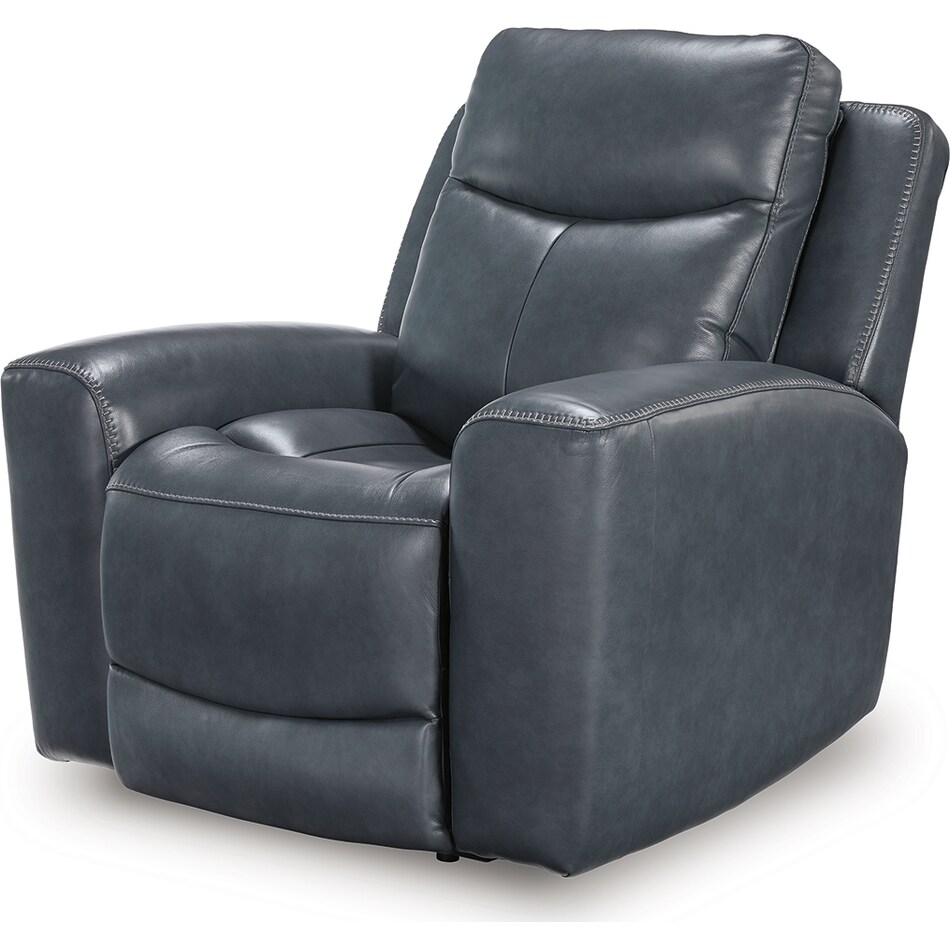 momentum admiral power leather recliner   