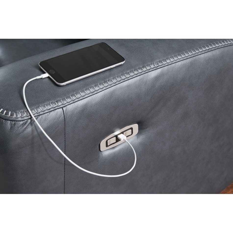 momentum admiral power leather recliner   