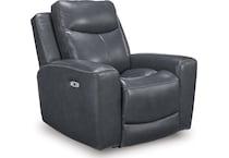 momentum admiral power leather recliner   