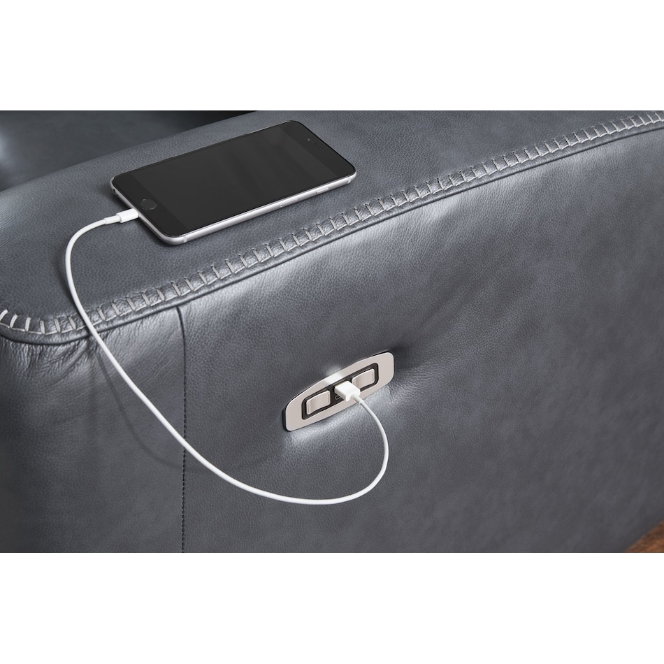 momentum admiral power leather recliner   