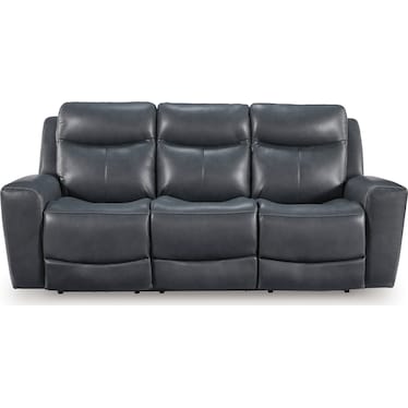 MOMENTUM MOVES LEATHER POWER RECLINING SOFA