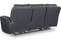 momentum admiral power leather reclining sofa   