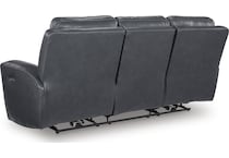 momentum admiral power leather reclining sofa   