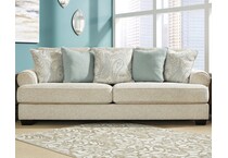 monaghan white sofa   