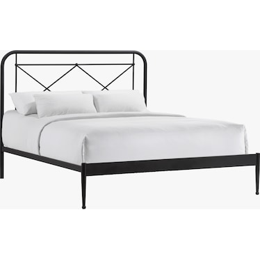 MONROW QUEEN VINTAGE METAL BED