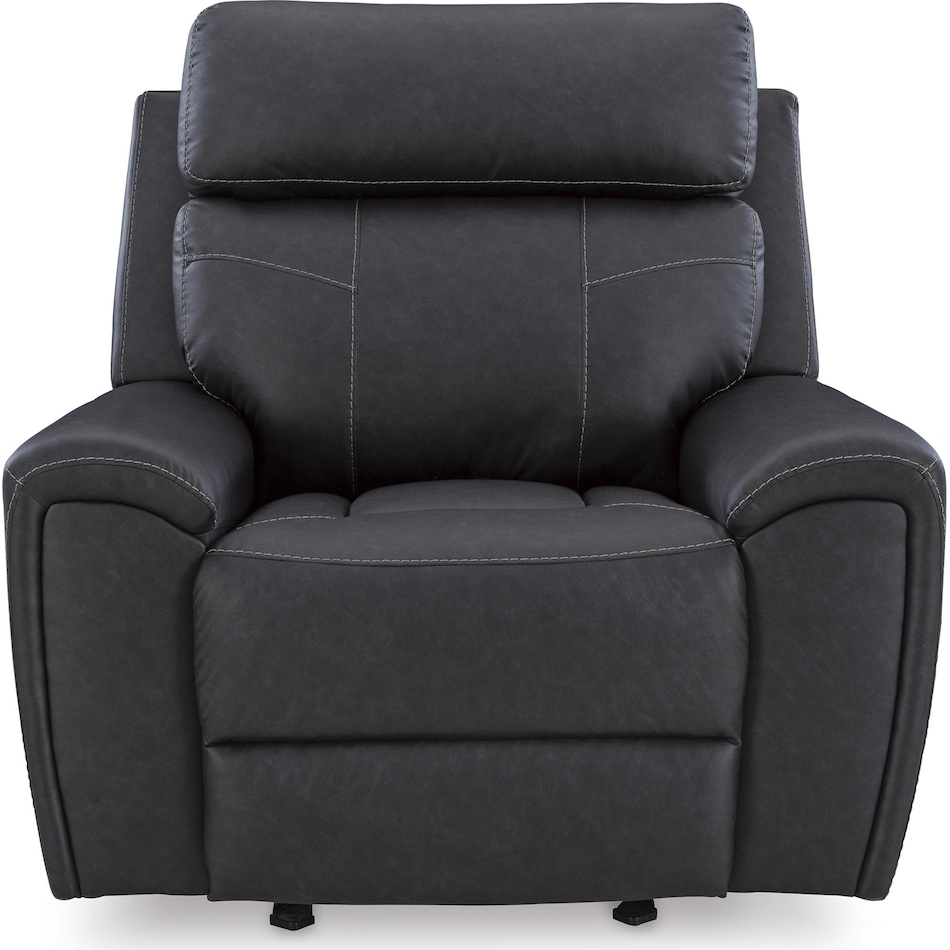 montacute black recliner   