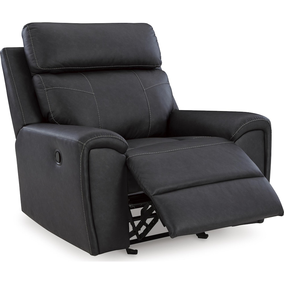 montacute black recliner   