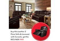 montana dark brown power leather reclining sofa   