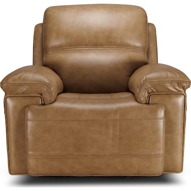 MONTANA LEATHER GLIDER POWER RECLINER BY FLEXSTEEL