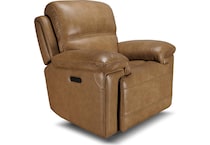 montana khaki power leather recliner   