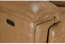 montana khaki power leather recliner   