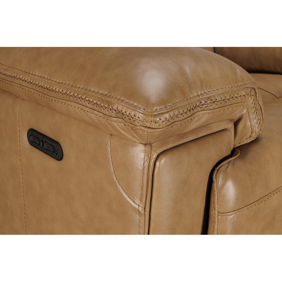 montana khaki power leather recliner   
