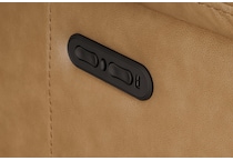 montana khaki power leather recliner   