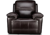 montana power leather recliner   