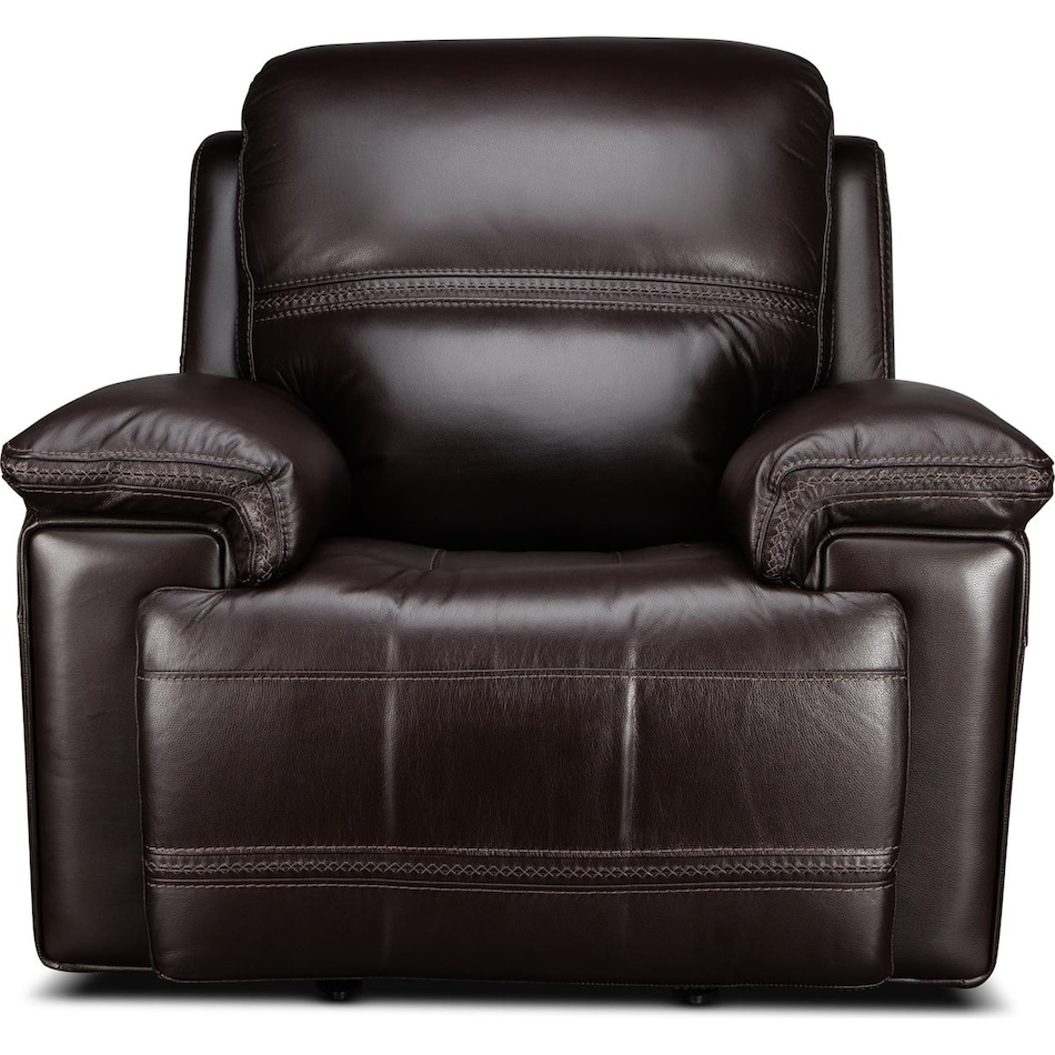 montana power leather recliner   