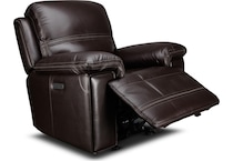 montana power leather recliner   