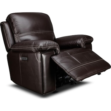 MONTANA LEATHER POWER RECLINER