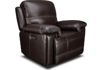 montana power leather recliner   