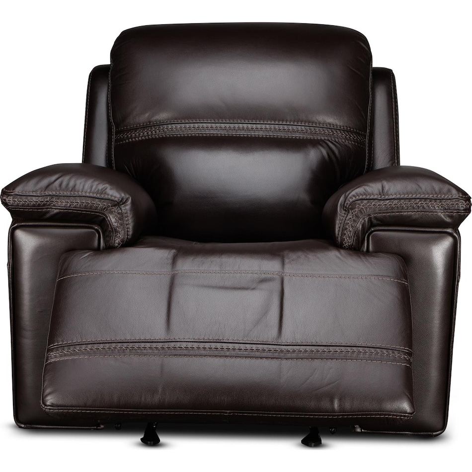 montana power leather recliner   