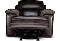 montana power leather recliner   