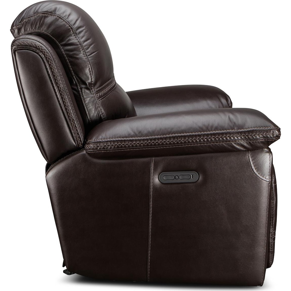 montana power leather recliner   