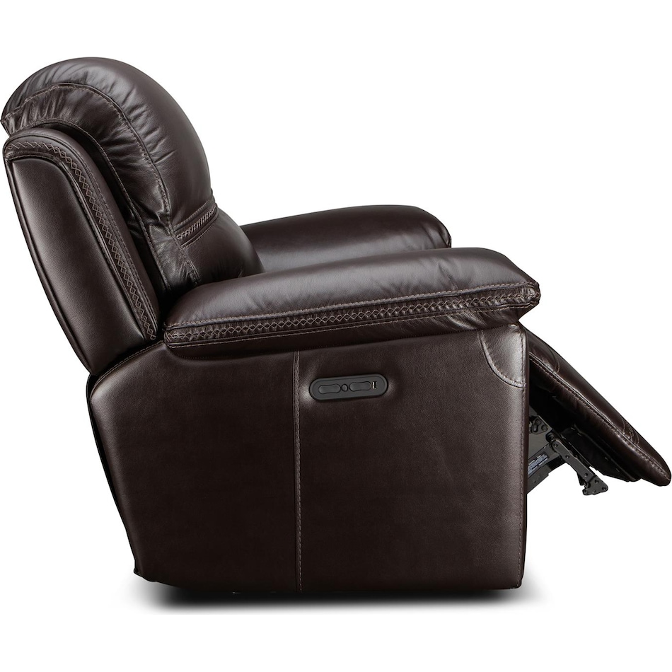 montana power leather recliner   