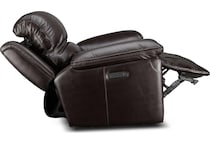 montana power leather recliner   