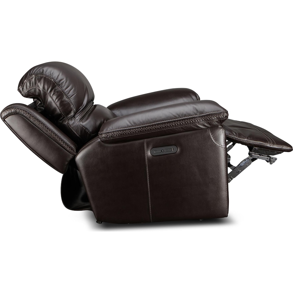 montana power leather recliner   