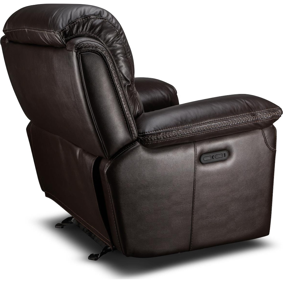 montana power leather recliner   