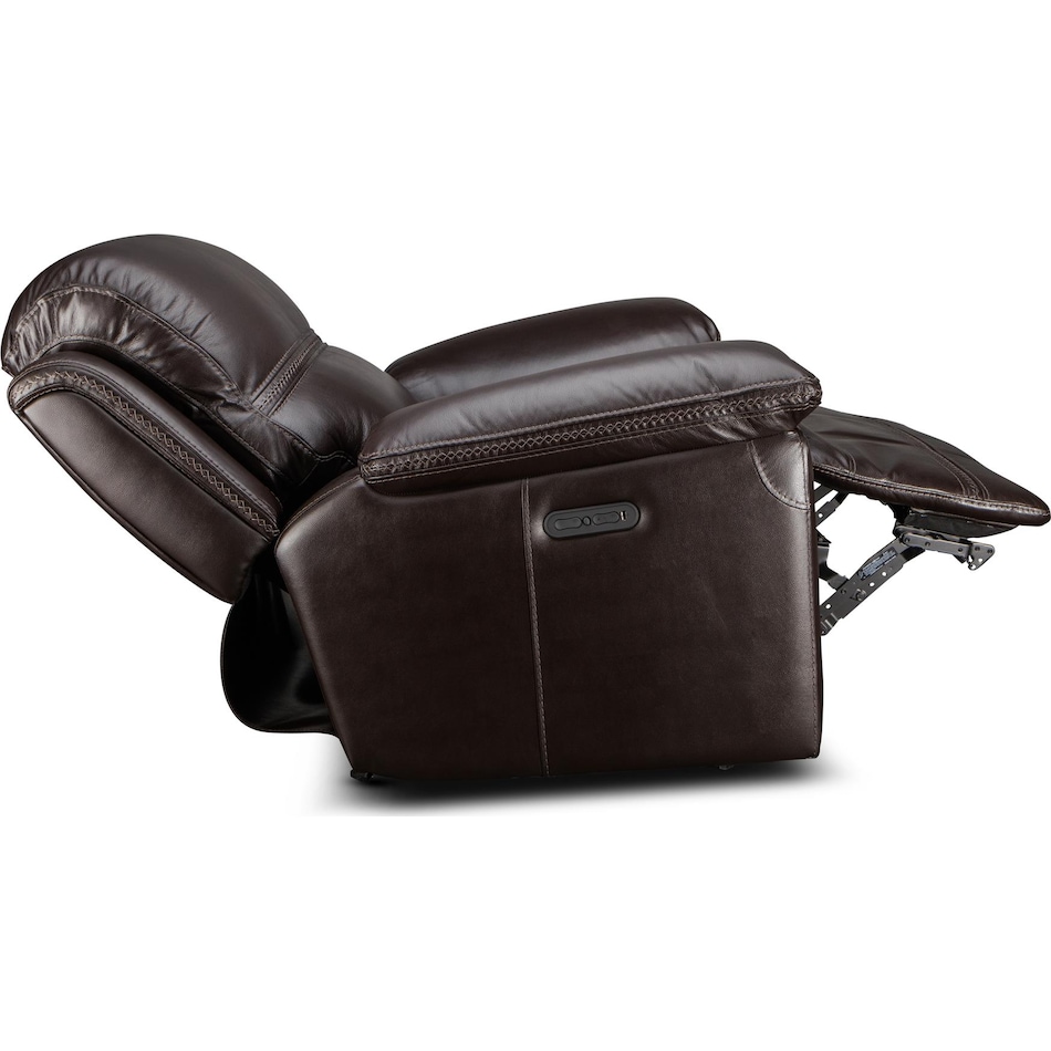 montana power leather recliner   