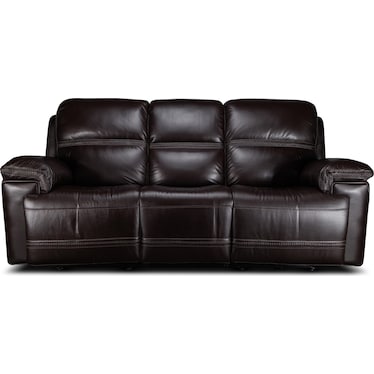 MONTANA LEATHER POWER RECLINING SOFA